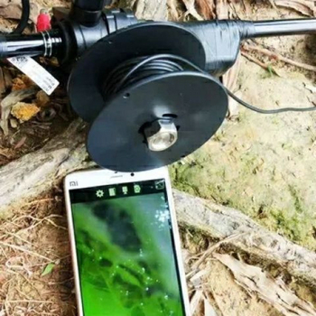 Υποβρύχια κάμερα ψαρέματος με μηχανισμό περιέλιξης γραμμής και τροχό περιέλιξης, βάθος 0.6-500 m