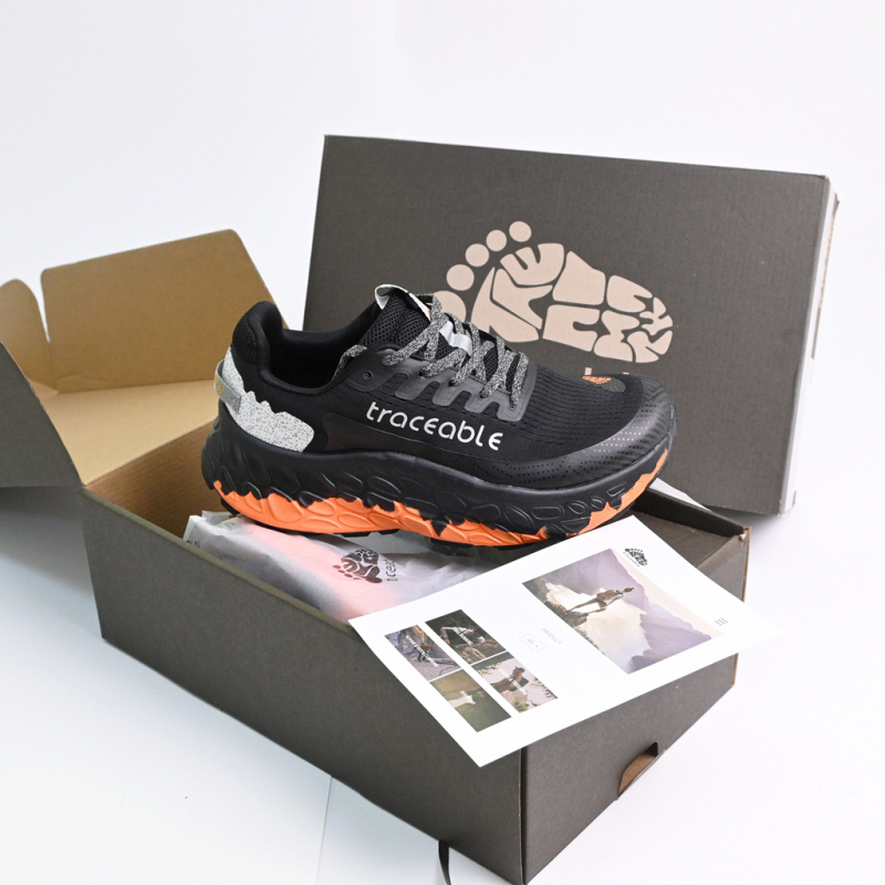 Traceable Bigfoot Y tenisice za trail running i planinarenje s vezicama | Gornji materijal: Lycra mesh + TPU; Vanjski potplat: RB; Srednji đon: Rubber; Tehnologija đona: Viscose; Visina pete: Niska 1-3 cm