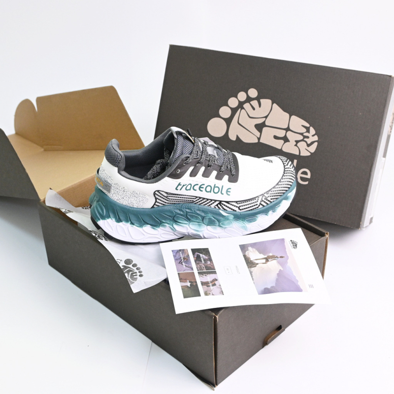 Traceable Bigfoot Y tenisice za trail running i planinarenje s vezicama | Gornji materijal: Lycra mesh + TPU; Vanjski potplat: RB; Srednji đon: Rubber; Tehnologija đona: Viscose; Visina pete: Niska 1-3 cm