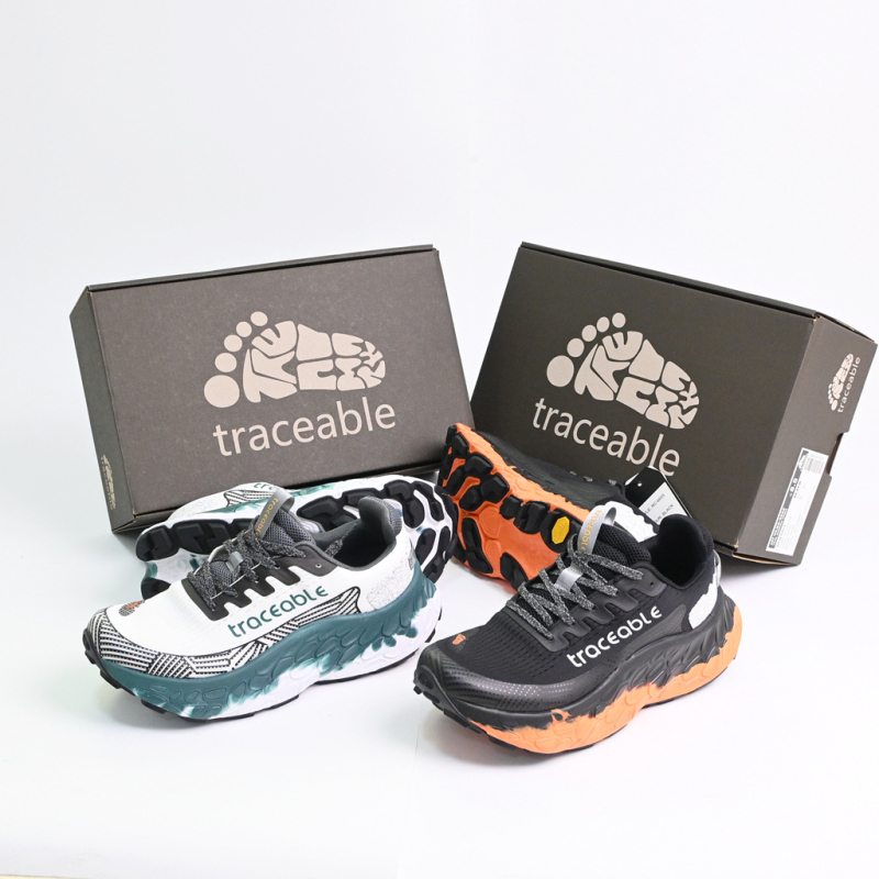 Traceable Bigfoot Y tenisice za trail running i planinarenje s vezicama | Gornji materijal: Lycra mesh + TPU; Vanjski potplat: RB; Srednji đon: Rubber; Tehnologija đona: Viscose; Visina pete: Niska 1-3 cm
