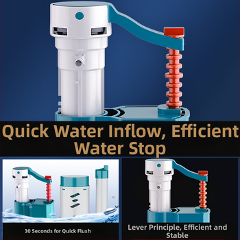 Set dodatne opreme za WC: ulazni ventil spremnika, ventil za ispiranje, dovod vode, ispušni ventil — CE potvrda; Materijal: Drugo; Marka: Drugo