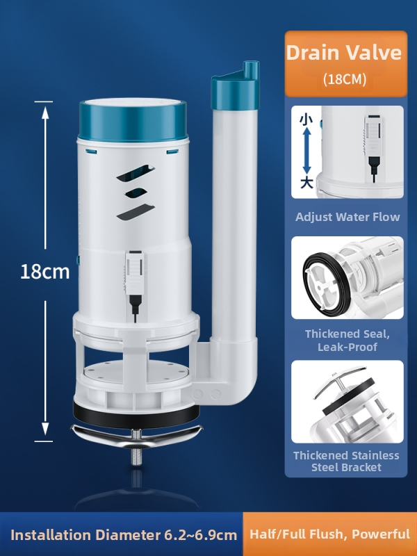 Set dodatne opreme za WC: ulazni ventil spremnika, ventil za ispiranje, dovod vode, ispušni ventil — CE potvrda; Materijal: Drugo; Marka: Drugo