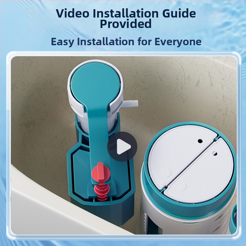 Set dodatne opreme za WC: ulazni ventil spremnika, ventil za ispiranje, dovod vode, ispušni ventil — CE potvrda; Materijal: Drugo; Marka: Drugo