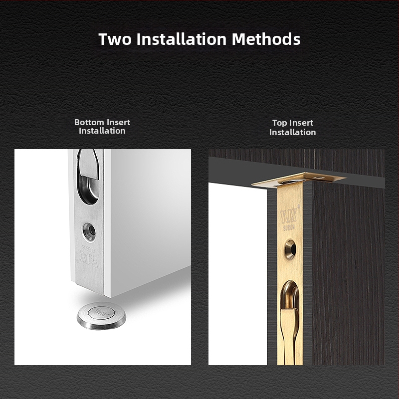 Skriti leptirasti zasun za drvena dvostruka vrata – Model 205; Materijal: SUS304 nehrđajući čelik; kutija zasun