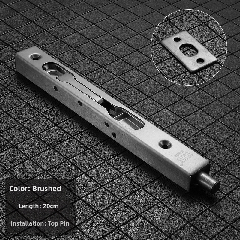 Skriti leptirasti zasun za drvena dvostruka vrata – Model 205; Materijal: SUS304 nehrđajući čelik; kutija zasun