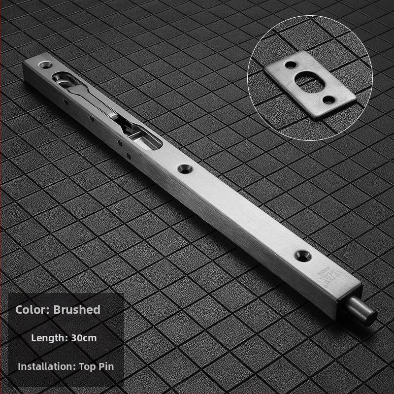 Skriti leptirasti zasun za drvena dvostruka vrata – Model 205; Materijal: SUS304 nehrđajući čelik; kutija zasun