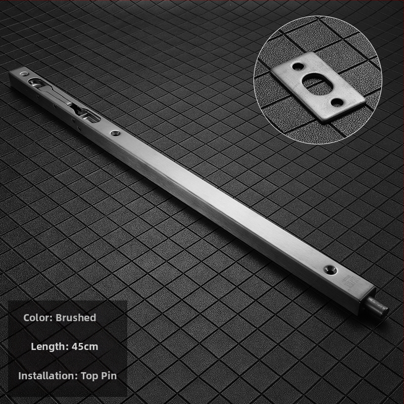 Skriti leptirasti zasun za drvena dvostruka vrata – Model 205; Materijal: SUS304 nehrđajući čelik; kutija zasun