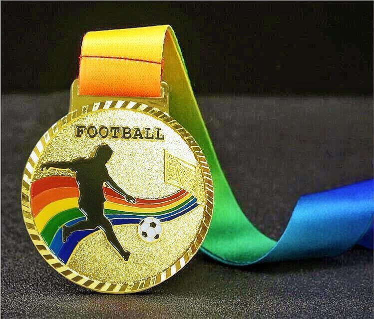 Medalie pentru ceremonii de acordare și activități de teambuilding, din aliaj, placă placată cu aur, logo tipărit, personalizabil