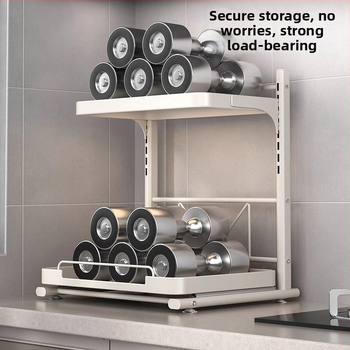 Izťahovateľný stolný stojan pre kuchynské spotrebiče — Kov, moderný minimalistický štýl, Model 1, prispôsobené vzorky, vhodný pre rice cooker, mikrovlnnú rúru a rúru