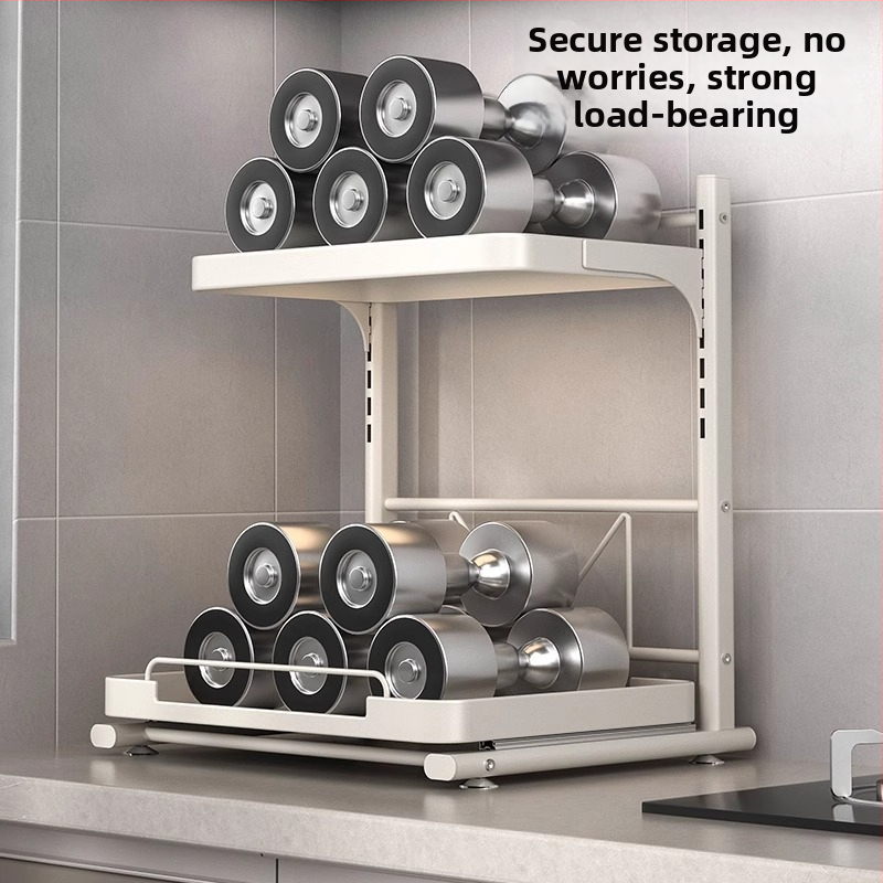 Izťahovateľný stolný stojan pre kuchynské spotrebiče — Kov, moderný minimalistický štýl, Model 1, prispôsobené vzorky, vhodný pre rice cooker, mikrovlnnú rúru a rúru