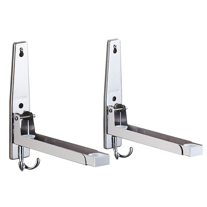 Ανοξείδωτο στήριγμα μικροκυμάτων με τηλεσκοπικό πλαίσιο τοίχου, φορτίο 20 kg