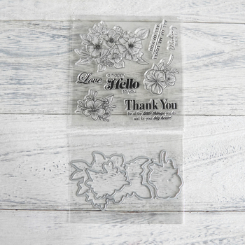 Ručni buket za scrapbooking – die za rezanje i embossing šablona od karbonskog čelika, lijevanje