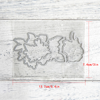 Ručni buket za scrapbooking – die za rezanje i embossing šablona od karbonskog čelika, lijevanje
