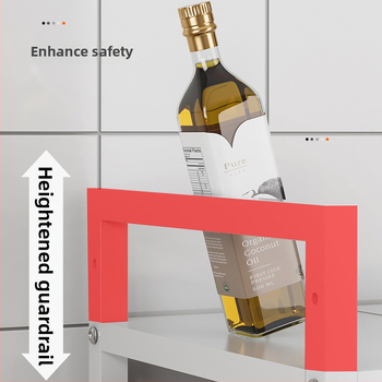 Rozťahovací kovový stojan na mikrovlnnú rúru do kuchyne – organizér na dosku, model T18 – moderný minimalistický dizajn, vhodný pre rúru, hrniec na ryžu a fritézu na vzduch