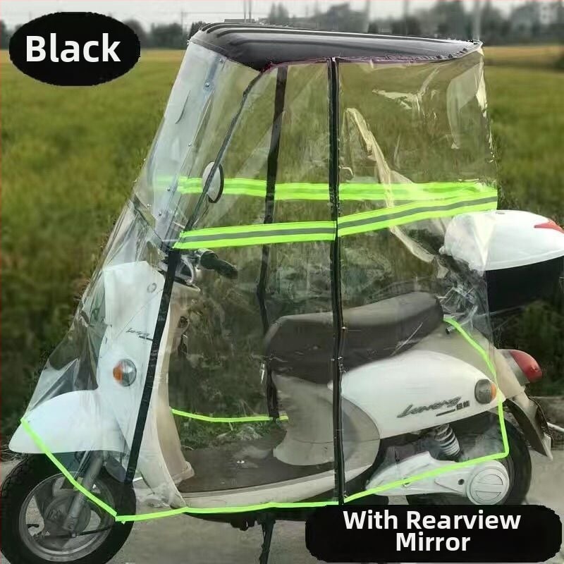 Κάλυμμα ηλεκτρικού οχήματος για μοτοσικλέτα — αυτόματο άνοιγμα, ημι-αυτόματο κλείσιμο, κατάλληλο για όλα τα μοντέλα, προστασία από ήλιο και βροχή