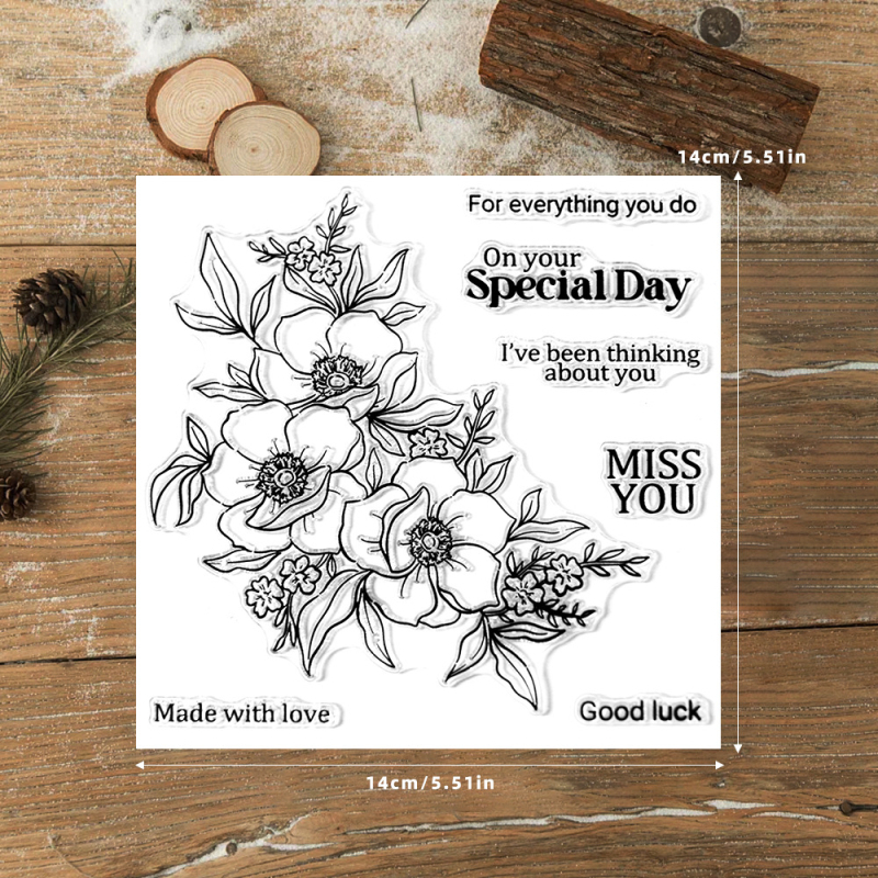 Cvjetna matrica za rezanje za scrapbookiranje od karbonskog čelika i silikonskog otiska, lijevana izrada, reljef i graviranje