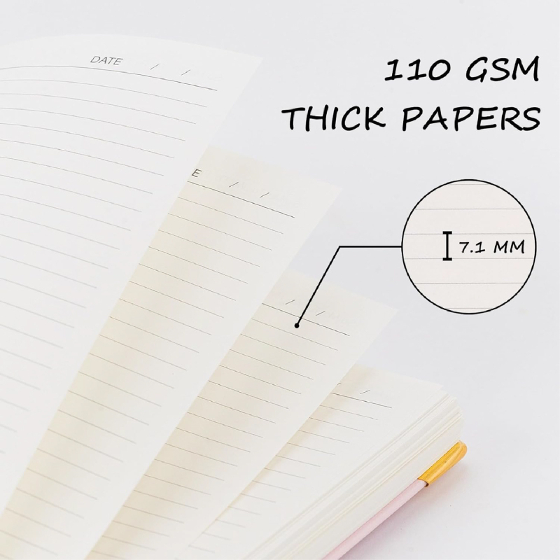 VANRTTO 16K caiet cu spiral, 300 de pagini, hârtie 110 g