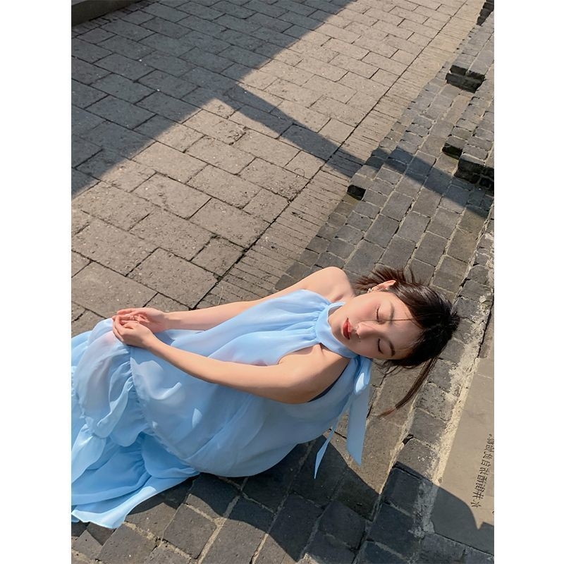 rochie în linie A, poliester solid, talie înaltă, lungime midi