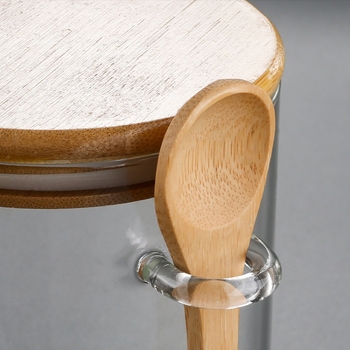 Recipient pentru ceai cu lingură — sticlă borosilicat de înaltă rezistență, sigilat, 501–800 ml