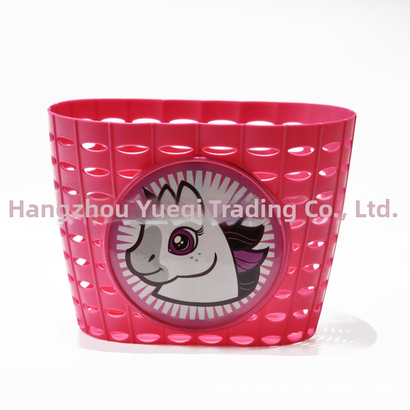 Plastový detský košík pre bicycles pre bicykel, trojkolesu, kolobežku a kočík, 200×120×140 mm