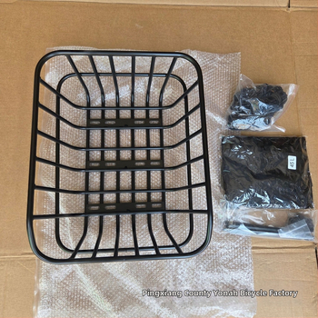 Zadný košík na elektrický bicykel | Materiál: Železo | Značka: Other | Autorizovaná súkromná značka: Áno