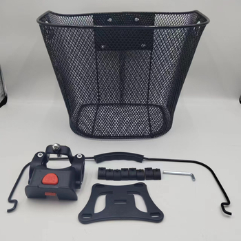 Σιδερένιος καλάθι για ποδήλατο, ηλεκτρικό όχημα, με καθολική συμβατότητα