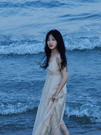 rochie midi de plajă cu bretele, fără mâneci, poliester, stil chinezesc, vară 2024