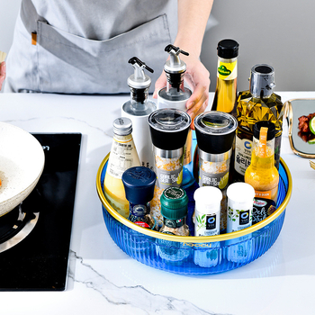 Plastični kuhinjski okretni spremnik za začine, Yamagi, porijeklo Taizhou, s tiskanim logom, izlazi 2024