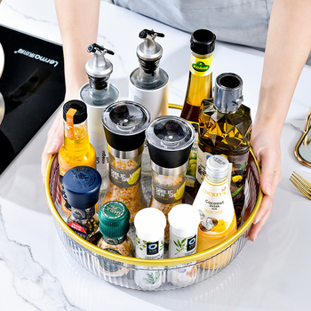 Plastični kuhinjski okretni spremnik za začine, Yamagi, porijeklo Taizhou, s tiskanim logom, izlazi 2024