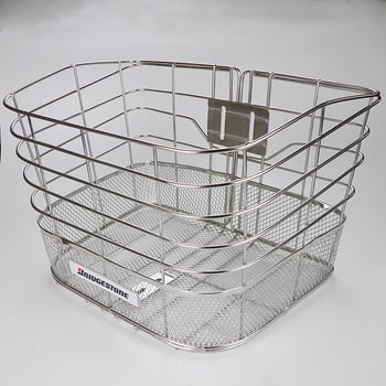 Coș pentru bicicletă din oțel inoxidabil, montat în față; prelucrare și personalizare disponibile; marcă Coolbo; import: Nu