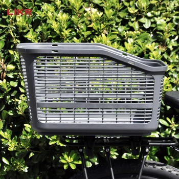 LIKR coș pentru bicicletă — material PP, montare pe spate, fără import, suport plată ulterioară