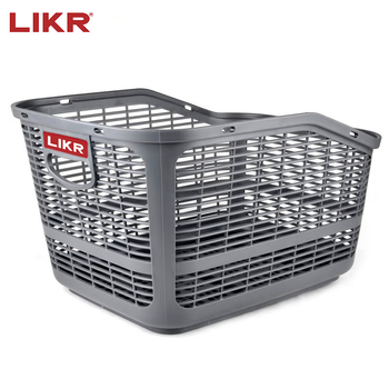 LIKR coș pentru bicicletă — material PP, montare pe spate, fără import, suport plată ulterioară