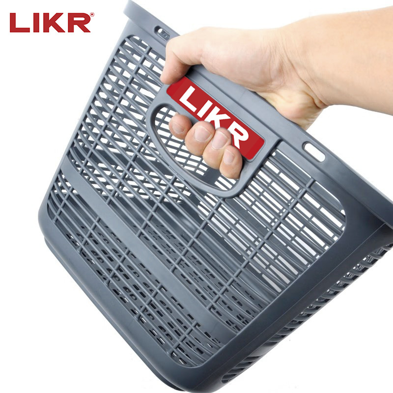 LIKR coș pentru bicicletă — material PP, montare pe spate, fără import, suport plată ulterioară