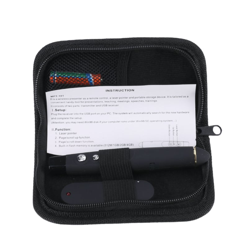 Pix de derulare a paginilor, 2.4G wireless, PPT și laser pentru derulare pagini, telecomandă multifuncțională – Star Feihong