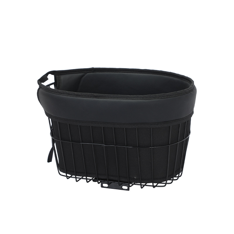 Xin Guan Coș pentru bicicletă din aliaj de aluminiu pentru animale de companie, capacitate mare, montat în față