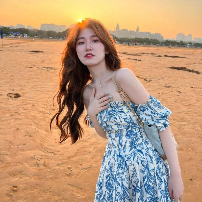 rochie midi cu imprimeu floral, croială A-line, mâneci scurte, poliester