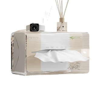 Cutie PET pentru șervețele umede – montaj pe perete pentru baie, cutie de hârtie luxoasă cu tragere