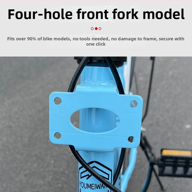 Predný košík na bicykel, železo, GH-980