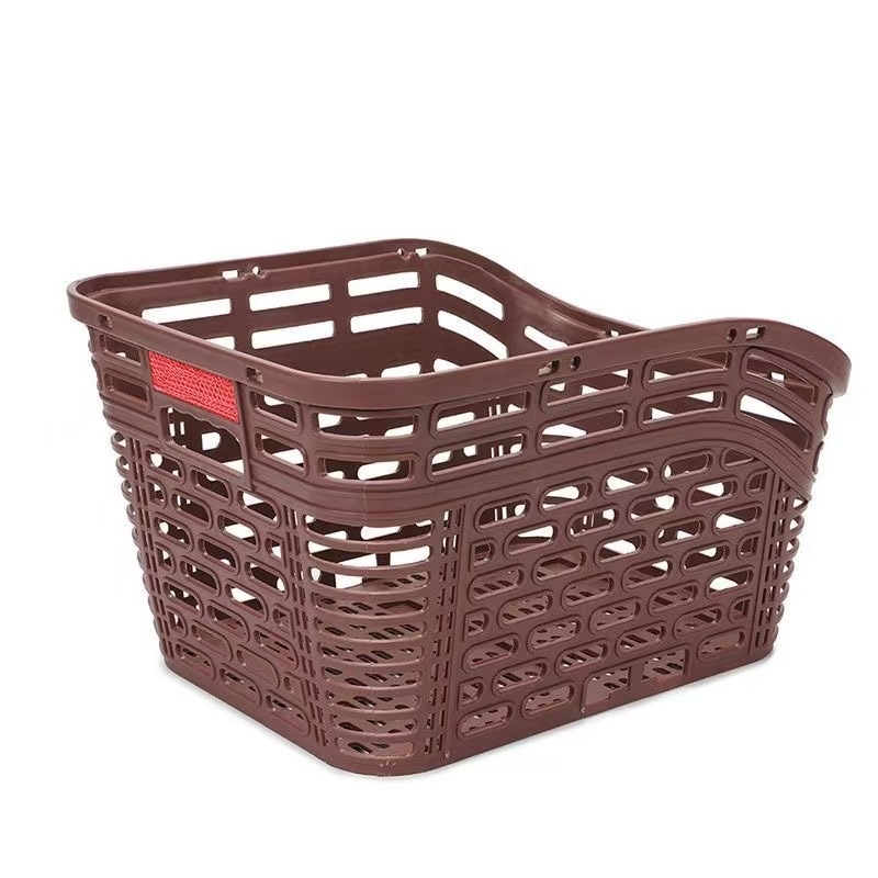 Zadný košík na bicykel pre elektrické vozidlá — plast, XUJIU, prispôsobiteľný