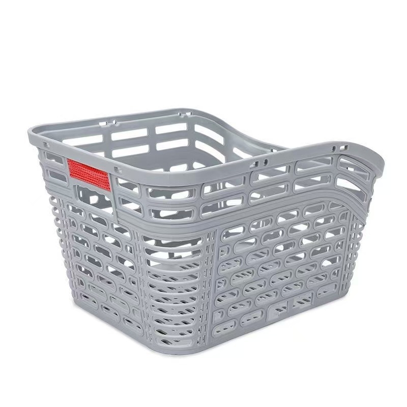 Zadný košík na bicykel pre elektrické vozidlá — plast, XUJIU, prispôsobiteľný