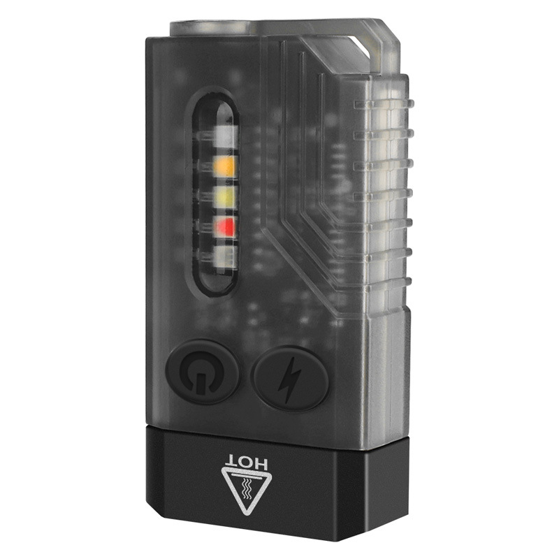 3-u-1 svjetiljka za samoodbranu s laserskim pokazivačem za učenje, alarmom visokog decibela i svjetlom na ključevima; LED 10W, baterija 1000 mAh, ručni pogon, domet 50-100 m, zaštita od preopterećenja