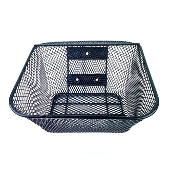 Μπροστινό καλάθι ποδηλάτου με καπάκι, από σίδηρο, μάρκα Crown, προσαρμόσιμο