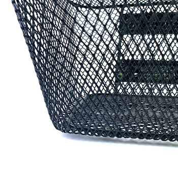 Μπροστινό καλάθι ποδηλάτου με καπάκι, από σίδηρο, μάρκα Crown, προσαρμόσιμο