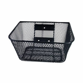 Μπροστινό καλάθι ποδηλάτου με καπάκι, από σίδηρο, μάρκα Crown, προσαρμόσιμο