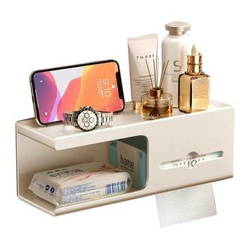 Suport pentru hârtie igienică, oțel cu carbon, hârtie detașabilă, multifuncțional, model 235689