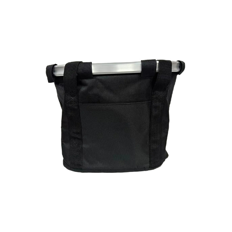 Coș pentru bicicletă de munte - pliabil, impermeabil din pânză, Material: aliaj de aluminiu + pânză Oxford, Mare capacitate, de agățat/portabil în mână