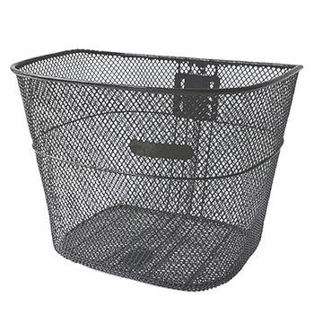 Μπροστινό μεταλλικό καλάθι ποδηλάτου με δίχτυ, καθολική συμβατότητα, κρεμαστός μηχανισμός στήριξης