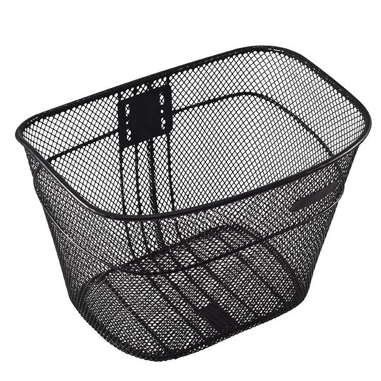 Μπροστινό μεταλλικό καλάθι ποδηλάτου με δίχτυ, καθολική συμβατότητα, κρεμαστός μηχανισμός στήριξης