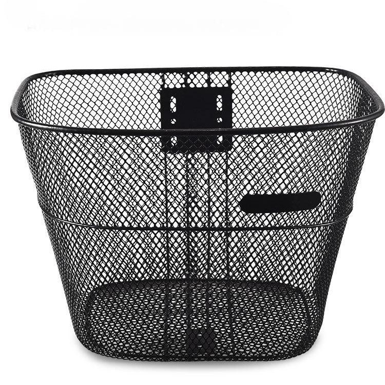 Μπροστινό μεταλλικό καλάθι ποδηλάτου με δίχτυ, καθολική συμβατότητα, κρεμαστός μηχανισμός στήριξης