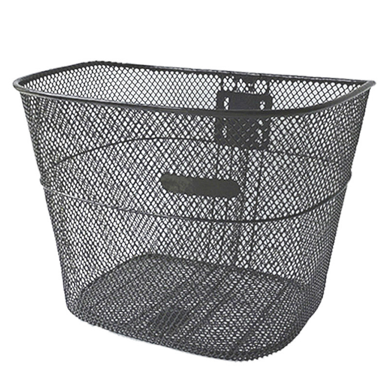 Μπροστινό μεταλλικό καλάθι ποδηλάτου με δίχτυ, καθολική συμβατότητα, κρεμαστός μηχανισμός στήριξης